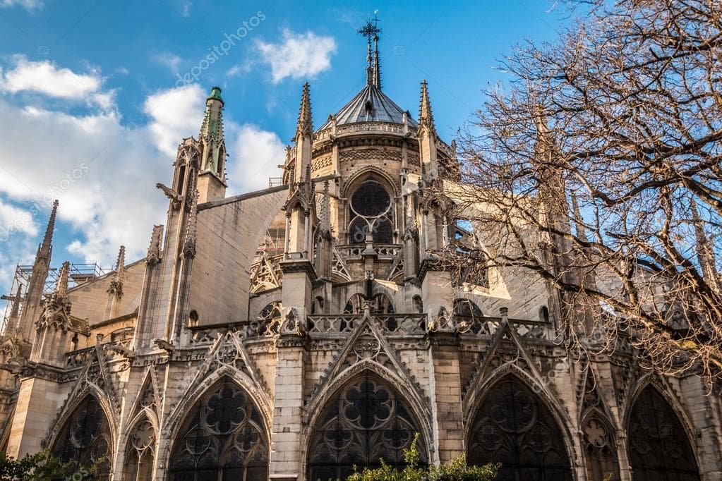 Behind Notre-Dame