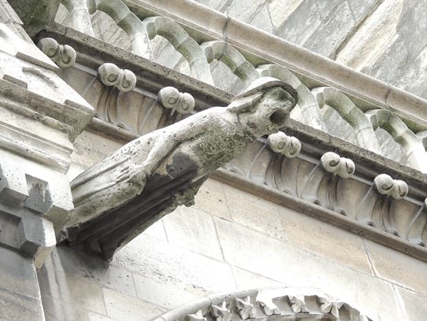 Peculiar gargoyle